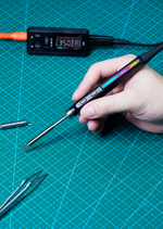 Load image into Gallery viewer, MINIWARE TS1M NEW H100 handle with B2 tip MAX 100W RGB lighting Rapid Heating Suitable for TS101 BC2/B2/I TIP
