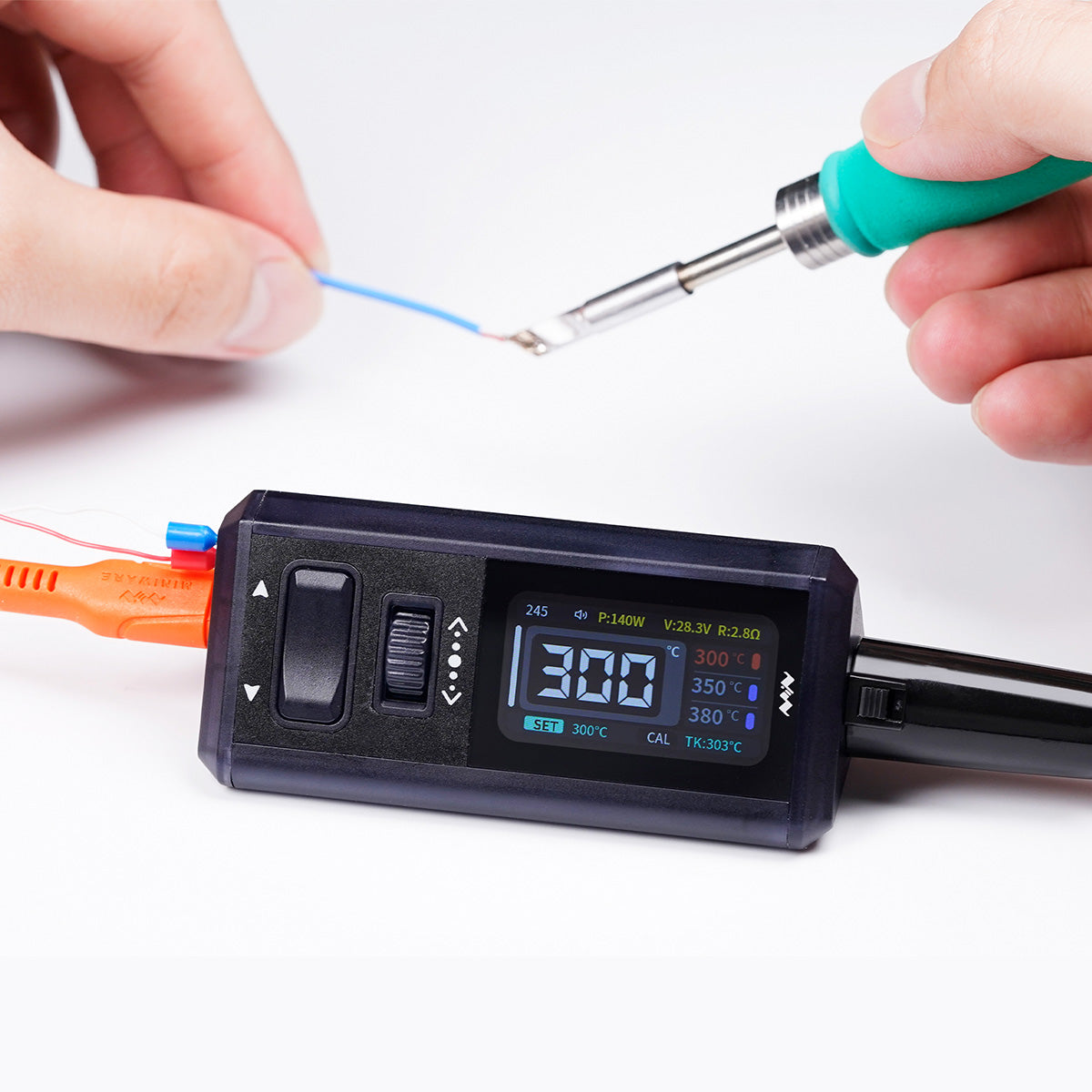 Miniware TS1M Multi-function Mini Soldering Station Portable Compatible with H100/210/245/115 TIPS MAX 200W