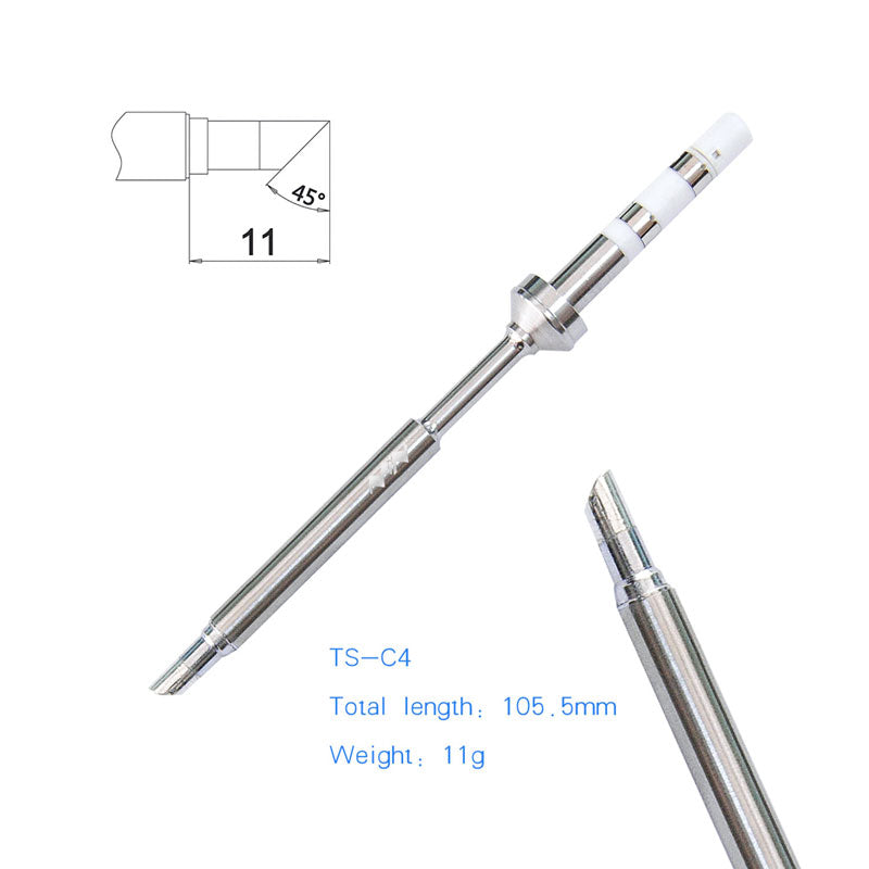 Replacement Iron Tips TS-C4 For Digital Soldering Iron TS100