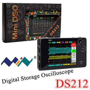 DS212 Smart Digital Oscilloscope USB Interface 2 channel 10MSa/s AC/DC