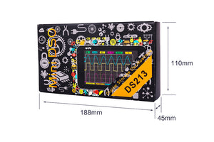 Portable LCD 4 channel Digital Oscilloscope DS213 15MHz 100MSa/s Models
