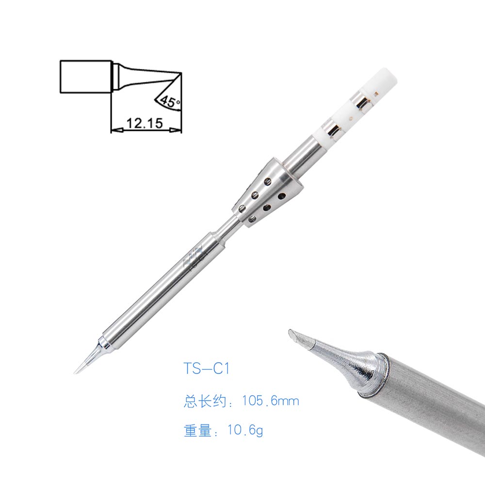 Mini Replacement Iron Tips 9 Types For Digital Soldering Iron TS100
