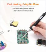 Load image into Gallery viewer, New TS80P Mini Smart Portable Digital Soldering Iron Tool Adjustable Temperature OLED Display With B02 Iron Tips QC3.0 PD2.0 45W
