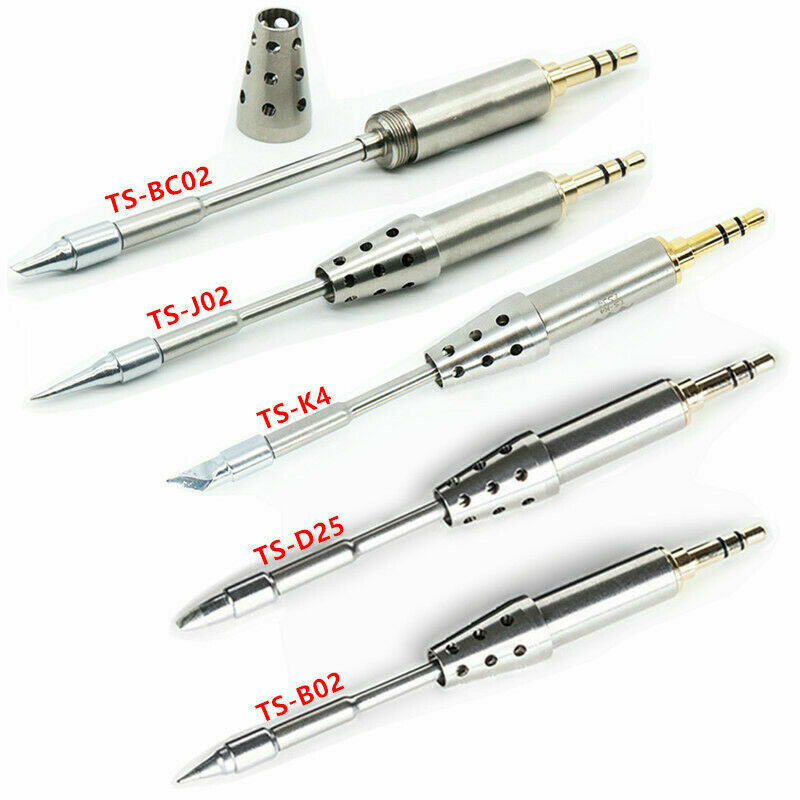TS80/TS80P Specific Replacement Iron Tip Head D25 B02 BC02 K4 For TS80P Soldering Iron Tool